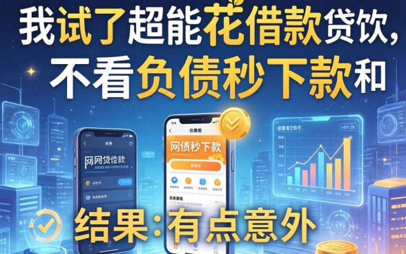 我试了超能花借款和不看负债秒下款的网贷软件，结果有点意外