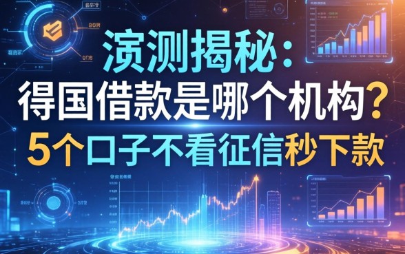 实测揭秘：得物借款是哪个机构？这5个口子不看征信秒下款