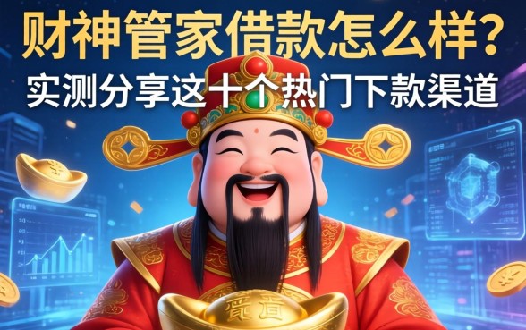 财神管家借款怎么样？实测分享这十个热门下款渠道