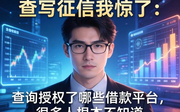 查完征信我惊了：查询授权了哪些借款平台，很多人根本不知道
