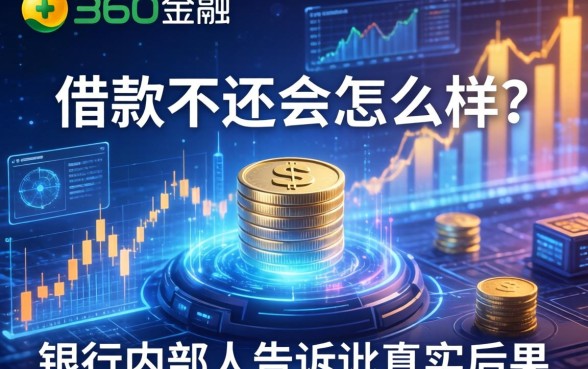 360金融的借款不还会怎么样？银行内部人告诉你真实后果