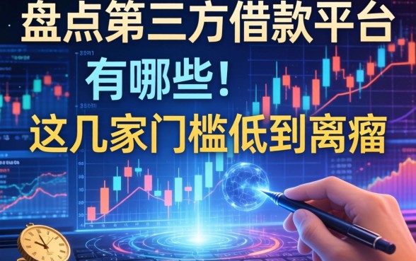盘点第三方的借款平台有哪些，这几家门槛低到离谱