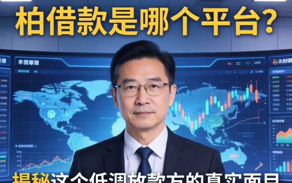 柏借款是哪个平台？揭秘这个低调放款方的真实面目