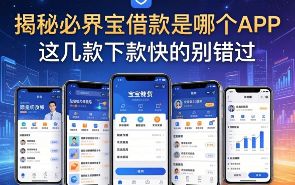 揭秘必界宝借款是哪个app，这几款下款快的别错过