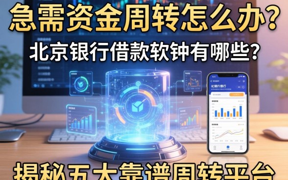 急需资金周转怎么办？北京银行借款软件有哪些？揭秘五大靠谱周转平台