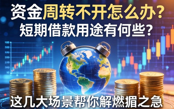 资金周转不开怎么办？短期借款用途有哪些？这几大场景帮你解燃眉之急