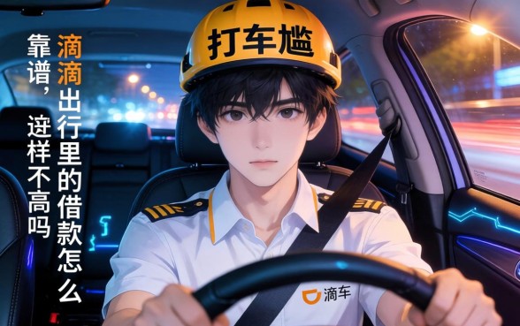 深夜打车遇尴尬，滴滴出行里的借款怎么样？靠谱吗？通过率高不高？
