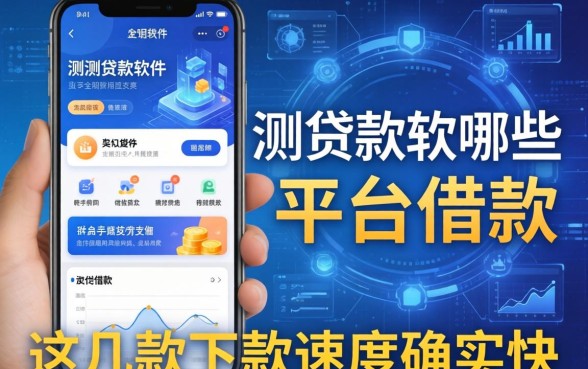 实测贷款软件支持哪些平台借款，这几款下款速度确实快