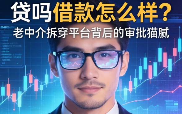 贷吗借款怎么样？一个老中介拆穿平台背后的审批猫腻