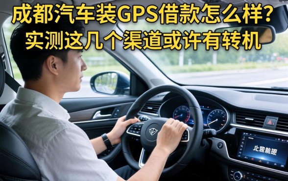成都汽车装gps借款怎么样？实测这几个渠道或许有转机