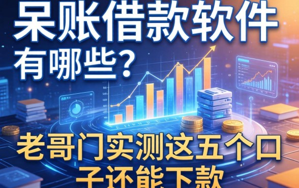 呆账借款软件有哪些？老哥们实测这五个口子还能下款