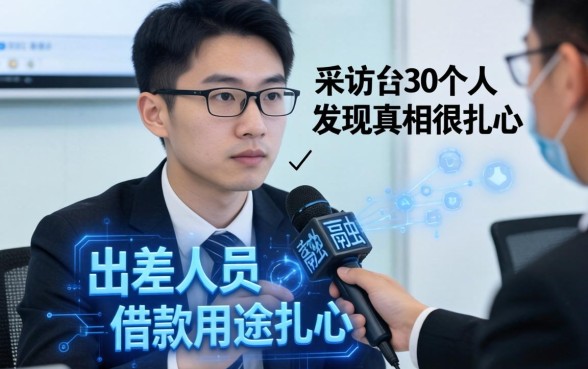 出差人员借款用途有哪些？我采访了30个人，发现真相很扎心