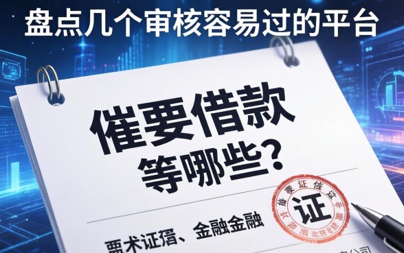 催要借款的证据有哪些？盘点几个审核容易过的平台