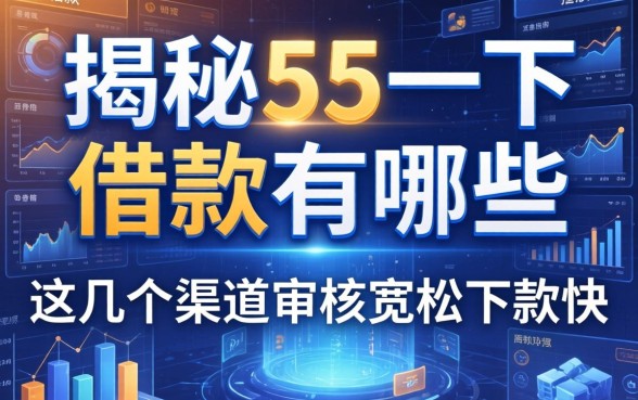 揭秘5万一下的借款有哪些，这几个渠道审核宽松下款快
