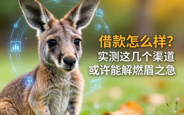 袋鼠宝宝借款怎么样？实测这几个渠道或许能解燃眉之急