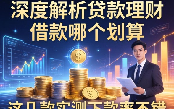 深度解析贷款理财和借款哪个划算，这几款实测下款率不错