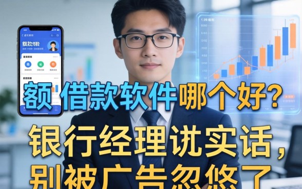 大额的借款软件哪个好？银行经理说实话：别被广告忽悠了