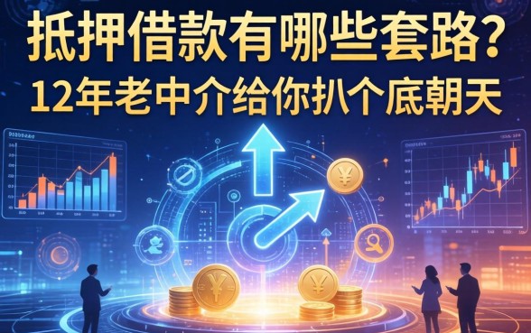 抵押借款有哪些套路？12年老中介给你扒个底朝天