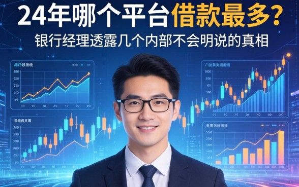 24年哪个平台借款最多？银行经理透露几个内部不会明说的真相