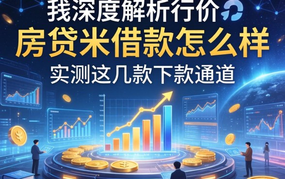 深度解析房贷米借款怎么样，实测这几款下款通道