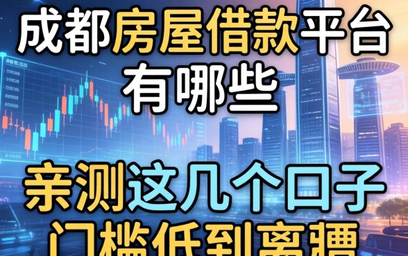 成都房屋借款平台有哪些？亲测这几个口子门槛低到离谱