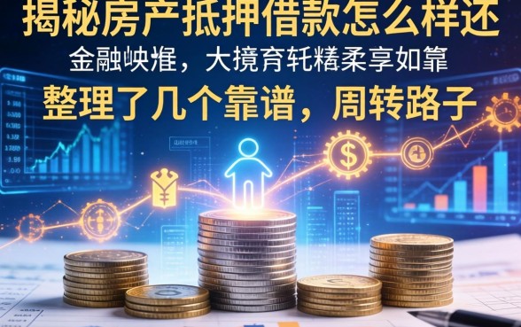 揭秘房产抵押借款怎么样还，整理了几个靠谱的周转路子