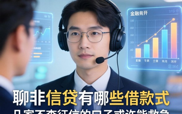 聊聊非信贷有哪些借款方式:这几家不查征信的口子或许能救急