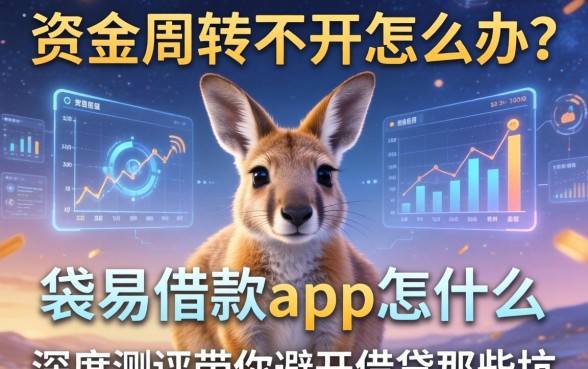 资金周转不开怎么办？袋鼠借款app怎么样？深度测评带你避开借贷那些坑