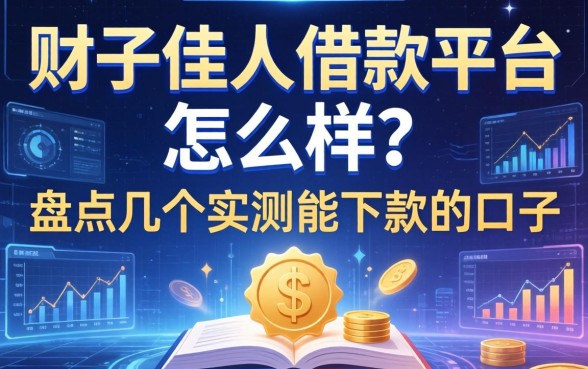 财子佳人借款平台怎么样？盘点几个实测能下款的口子