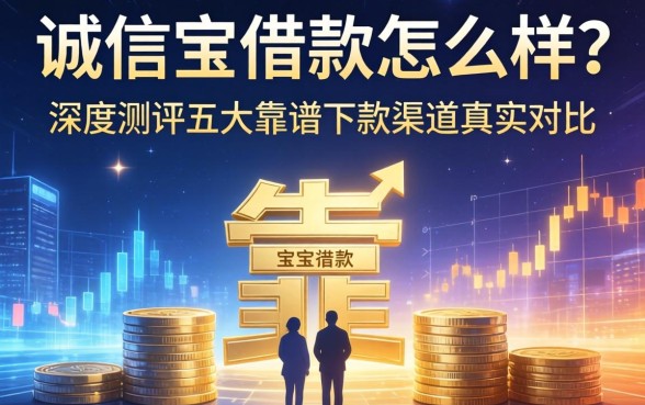 诚信宝借款怎么样？深度测评五大靠谱下款渠道真实对比