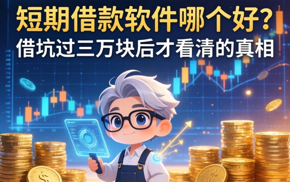 短期借款软件哪个好？被坑过三万块后才看清的真相