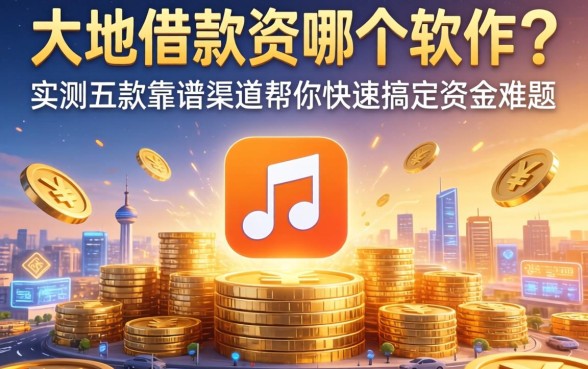大地借款在哪个软件？实测五款靠谱渠道帮你快速搞定资金难题