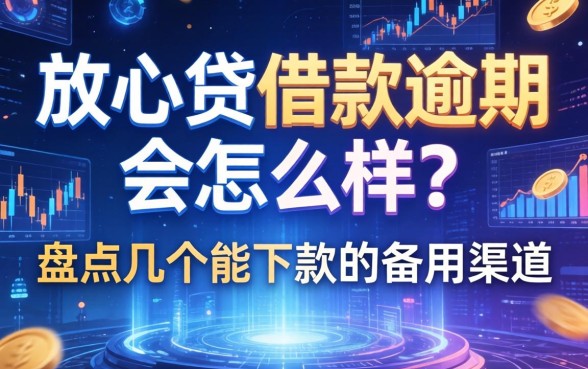 放心贷借款逾期会怎么样？盘点几个能下款的备用渠道