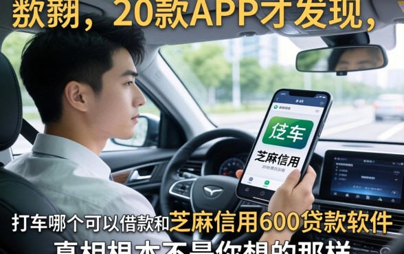 我翻了20款APP才发现，打车哪个可以借款和芝麻信用600贷款软件的真相根本不是你想的那样