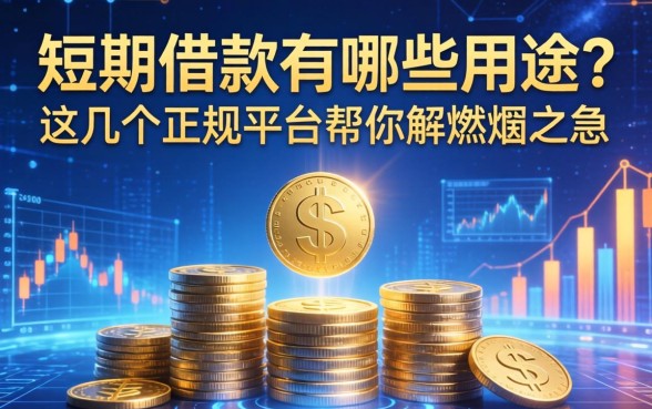 短期借款有哪些用途？这几个正规平台帮你解燃眉之急