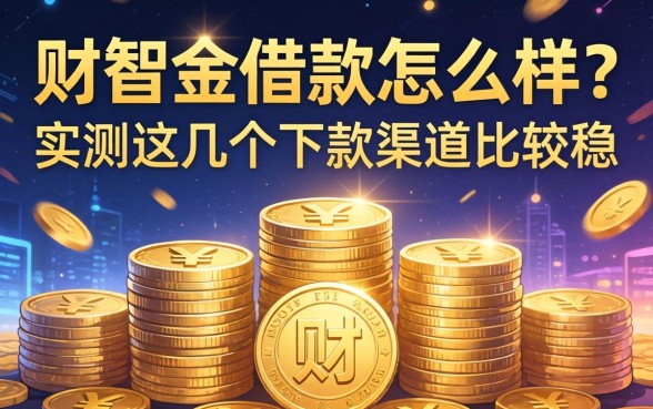 财智金借款怎么样？实测这几个下款渠道比较稳