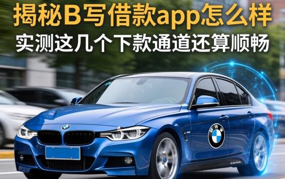 揭秘宝马借款app怎么样，实测这几个下款通道还算顺畅