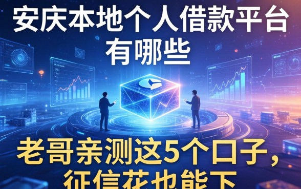 安庆本地个人借款平台有哪些？老哥亲测这5个口子，征信花也能下
