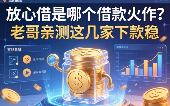 放心借是哪个借款软件？老哥亲测这几家下款稳