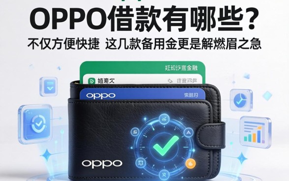 OPPO钱包借款有哪些？不仅方便快捷，这几款备用金更是解燃眉之急
