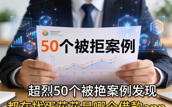 我翻了50个被拒案例，发现都在找蛋花花是哪个借款app