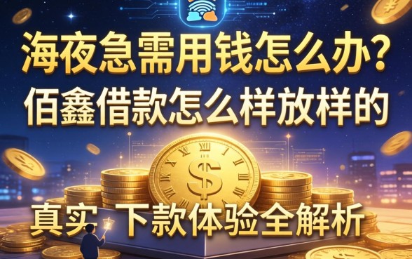 深夜急需用钱怎么办？佰鑫借款怎么样放款的？真实下款体验全解析