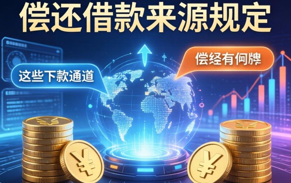 关于偿还借款来源规定有哪些，整理出这些下款通道