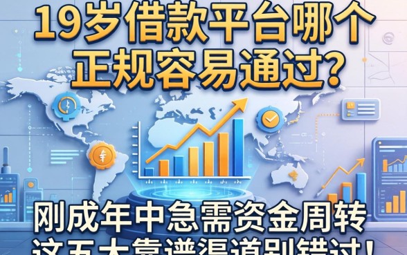 19岁借款平台哪个正规容易通过？刚成年急需资金周转，这五大靠谱渠道别错过！