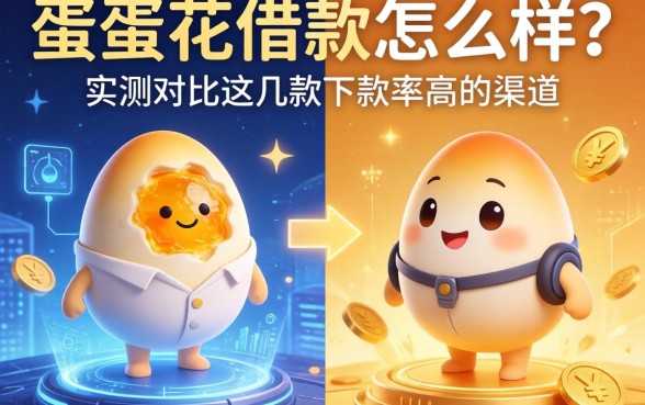 蛋蛋花借款怎么样？实测对比这几款下款率高的渠道