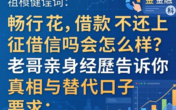畅行花借款不还上征信吗会怎么样？老哥亲身经历告诉你真相与替代口子
