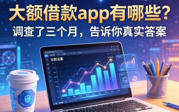 大额借款app有哪些？我调查了三个月，告诉你真实答案