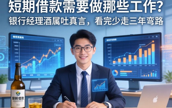 短期借款需要做哪些工作？银行经理酒后吐真言，看完少走三年弯路