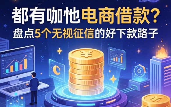 都有哪些电商可以借款？盘点5个无视征信的好下款路子