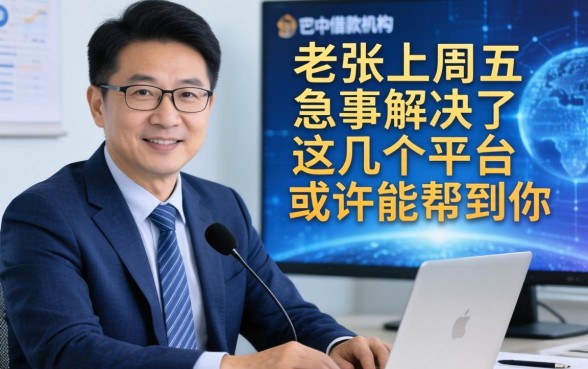 巴中借款机构有哪些？老张上周五的急事解决了，这几个平台或许能帮到你
